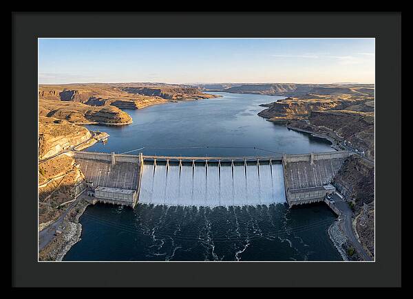 Grand Coulee Dam At Sunset
