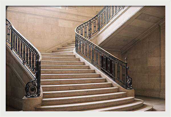 Grand Marble Staircase Elegance