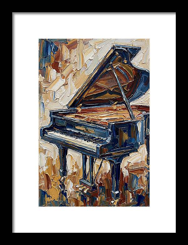 Grand Piano In Bold Colors
