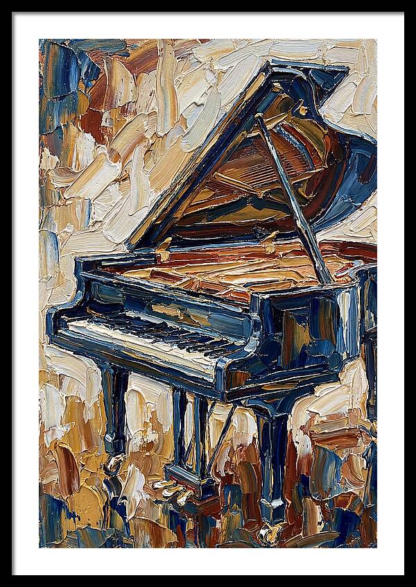 Grand Piano In Bold Colors