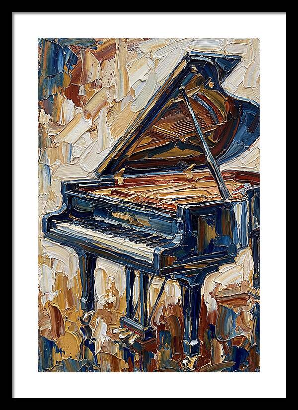 Grand Piano In Bold Colors