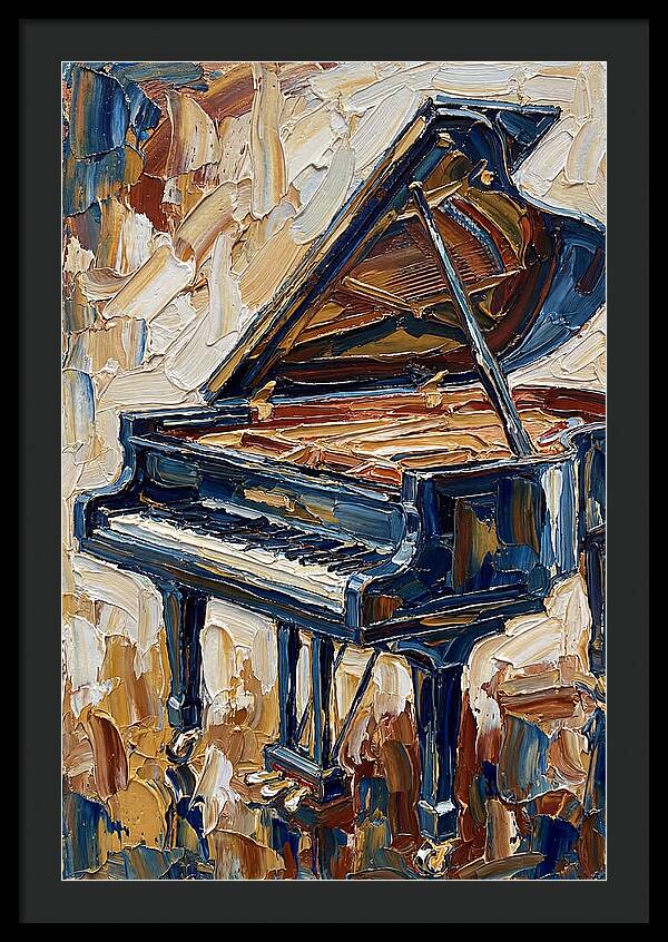 Grand Piano In Bold Colors