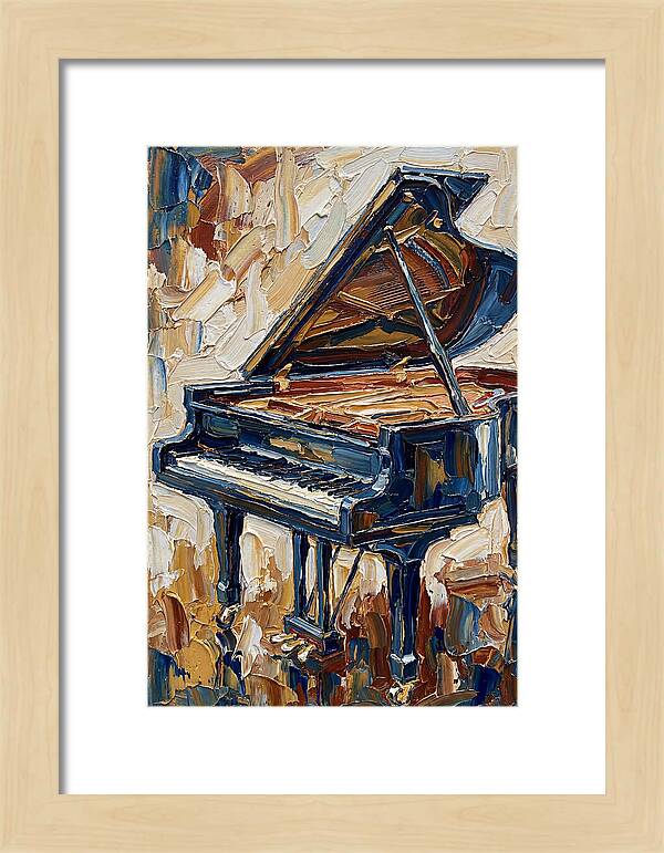 Grand Piano In Bold Colors