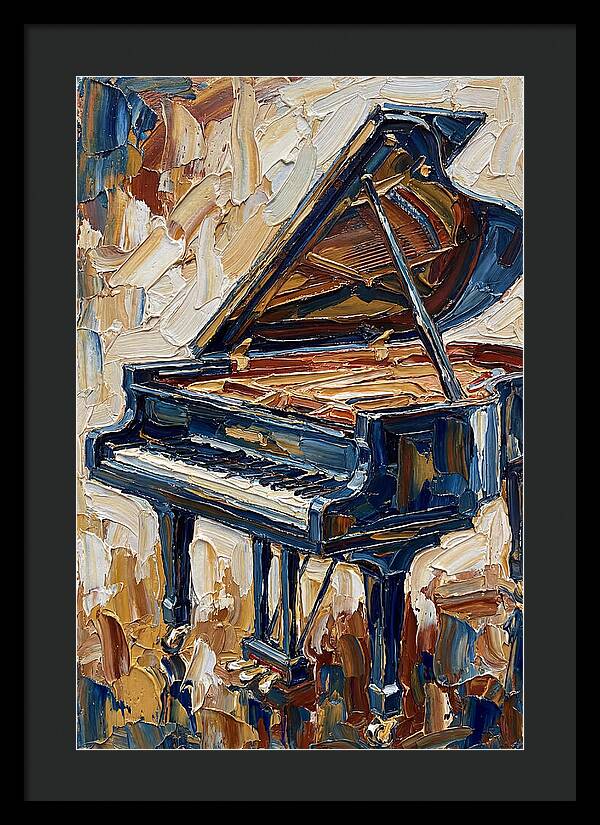 Grand Piano In Bold Colors