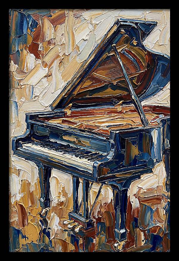 Grand Piano In Bold Colors
