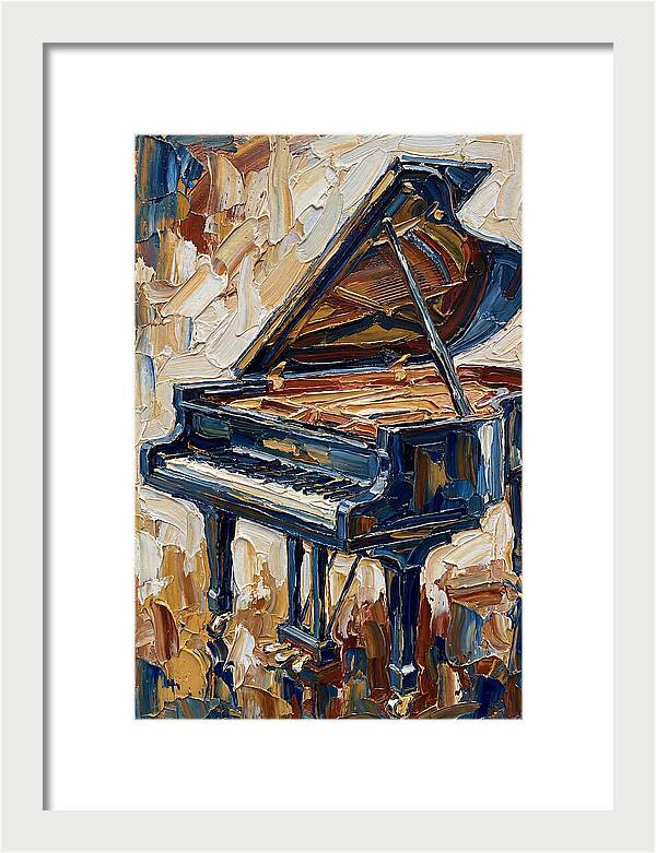 Grand Piano In Bold Colors