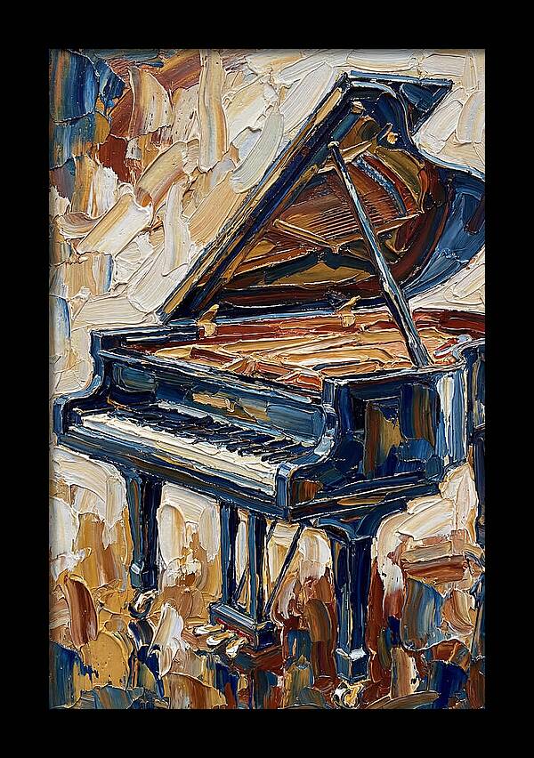 Grand Piano In Bold Colors