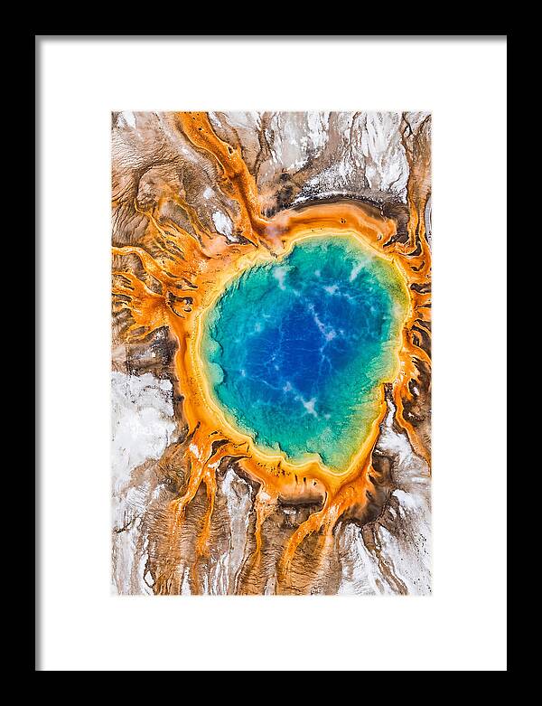 Grand Prismatic Spring Aerial View