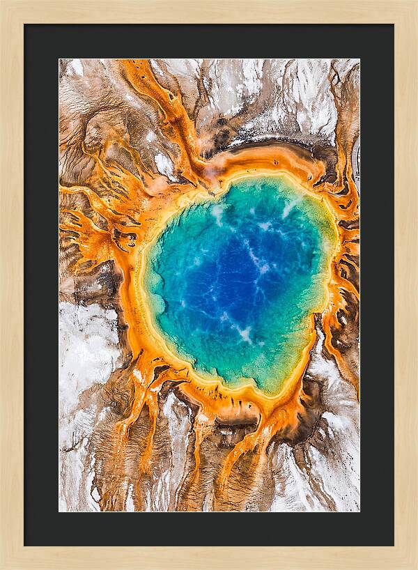 Grand Prismatic Spring Aerial View