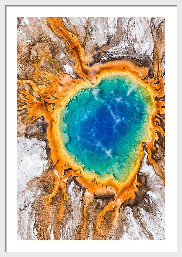 Grand Prismatic Spring Aerial View