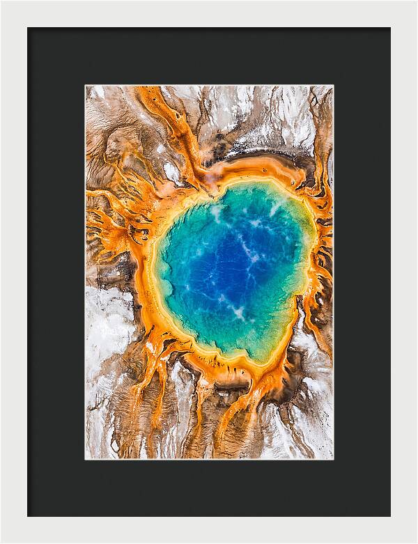 Grand Prismatic Spring Aerial View