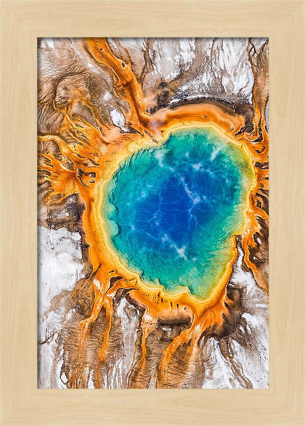 Grand Prismatic Spring Aerial View