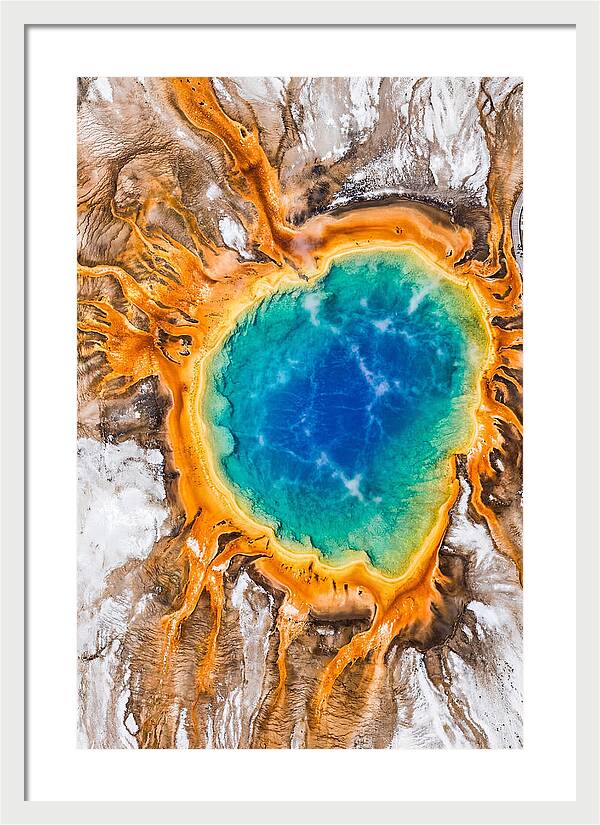 Grand Prismatic Spring Aerial View