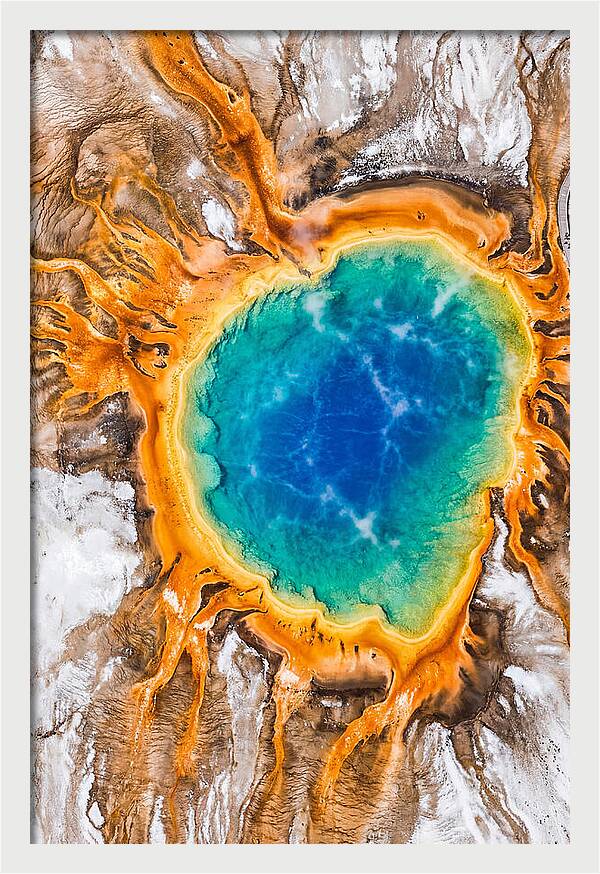 Grand Prismatic Spring Aerial View