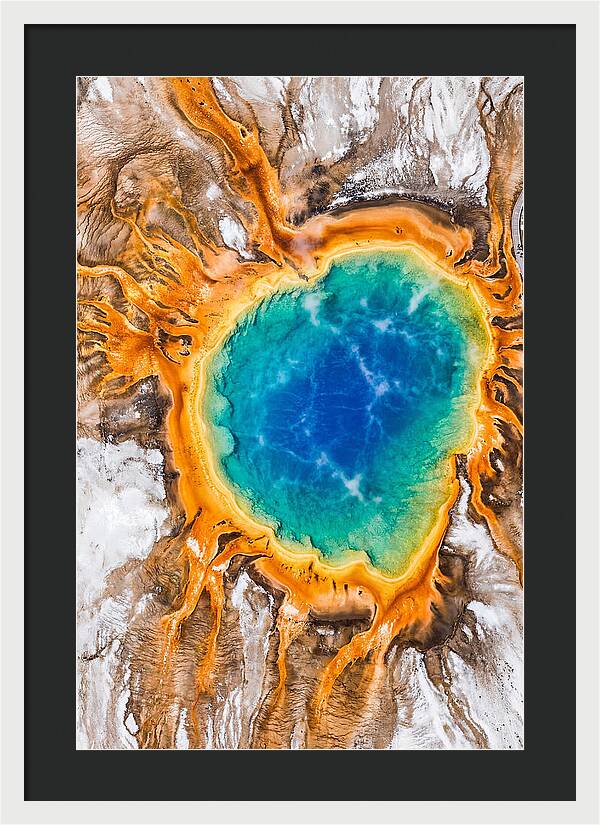 Grand Prismatic Spring Aerial View