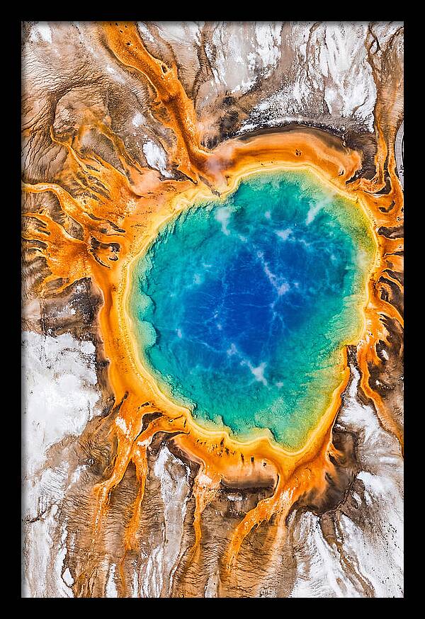 Grand Prismatic Spring Aerial View
