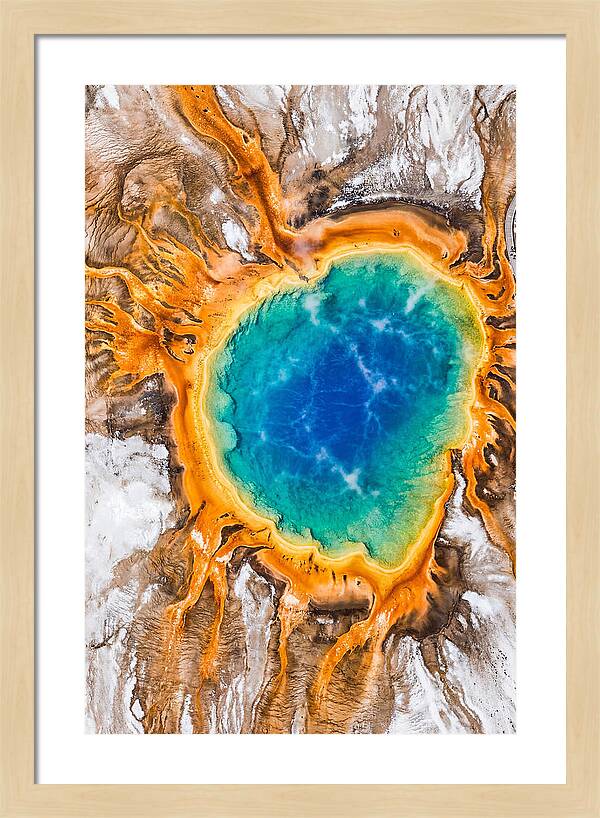 Grand Prismatic Spring Aerial View