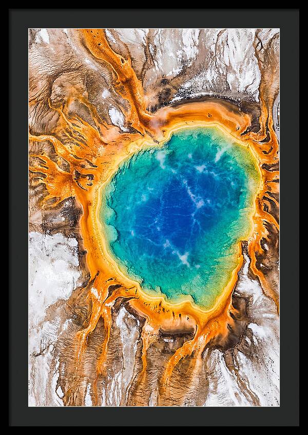 Grand Prismatic Spring Aerial View