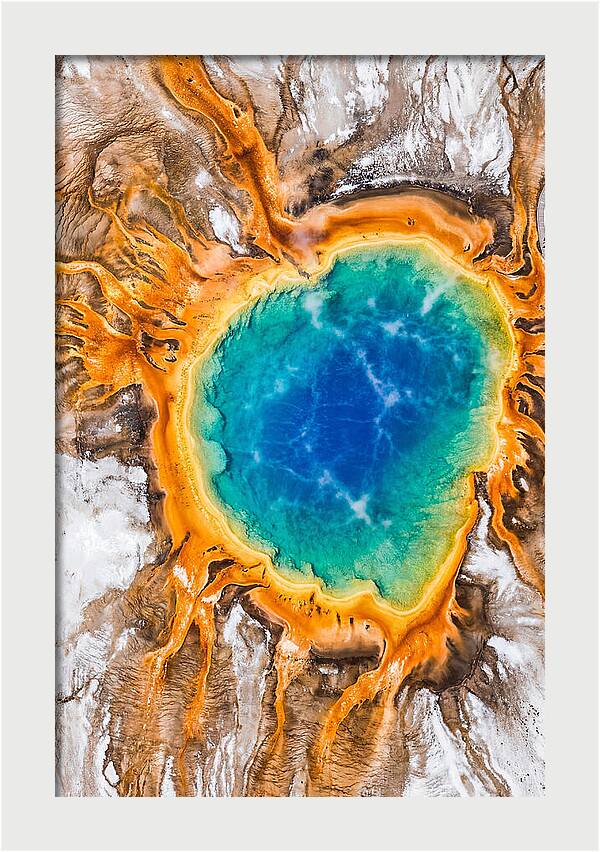 Grand Prismatic Spring Aerial View