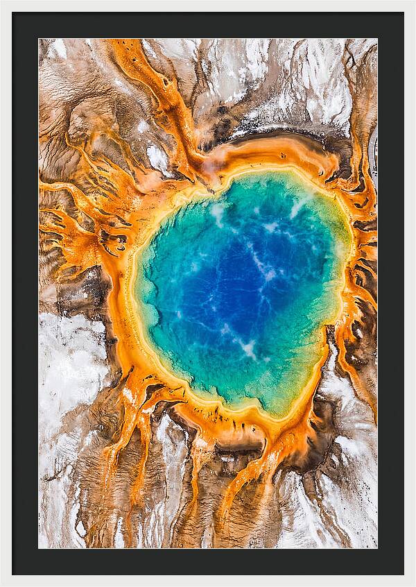 Grand Prismatic Spring Aerial View
