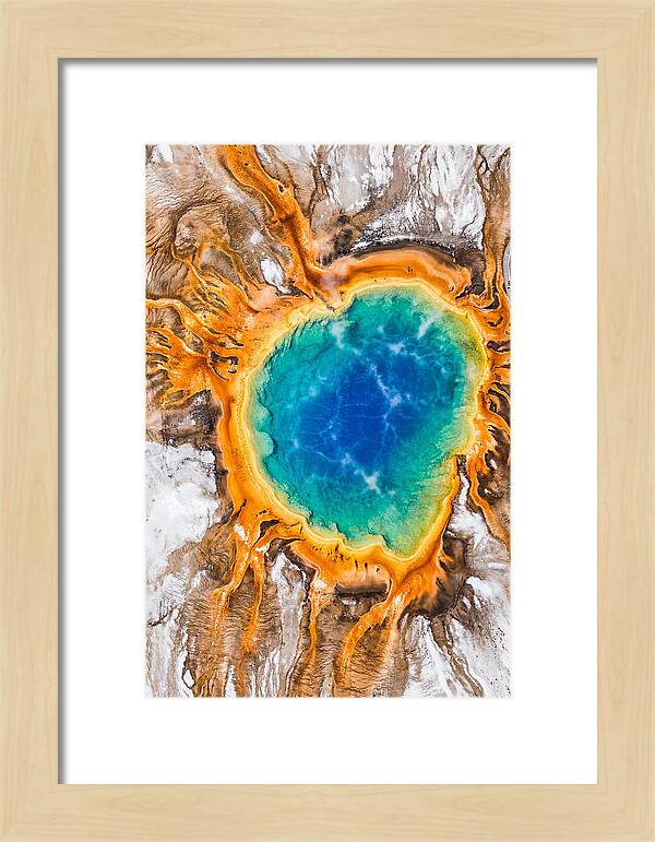 Grand Prismatic Spring Aerial View
