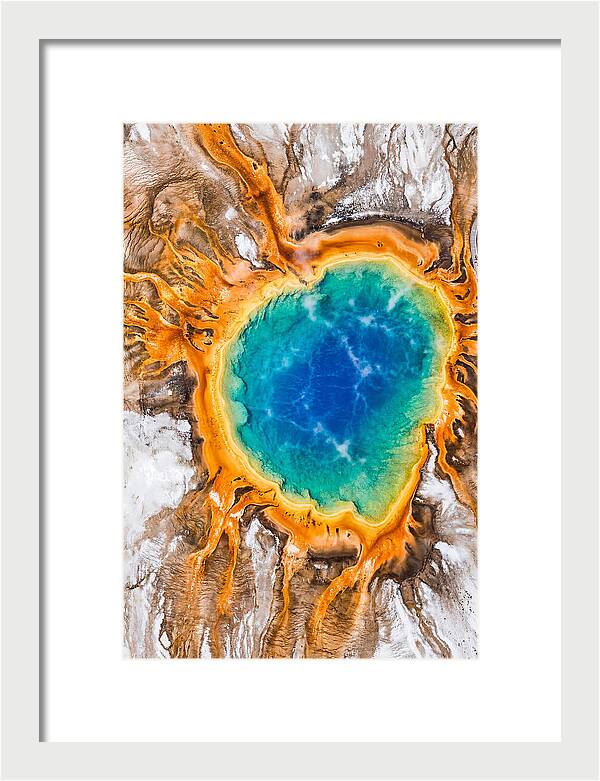 Grand Prismatic Spring Aerial View