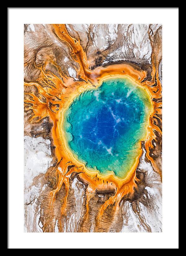 Grand Prismatic Spring Aerial View