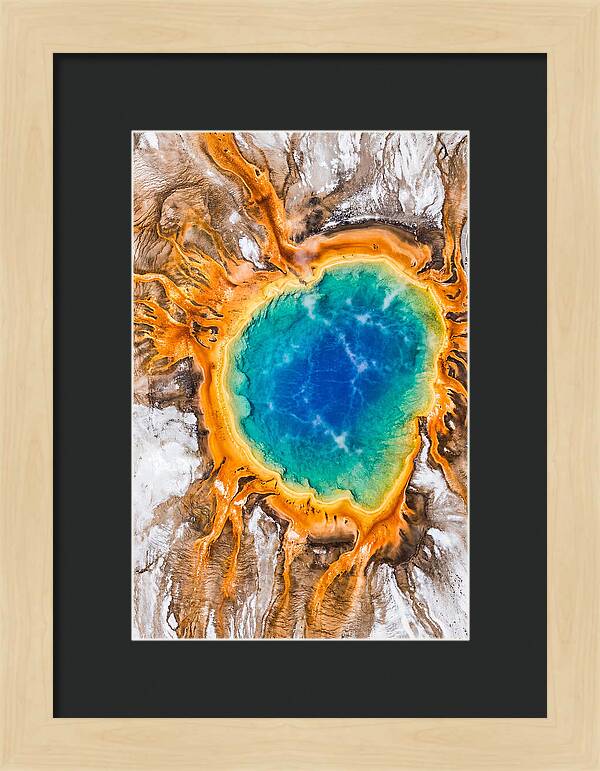 Grand Prismatic Spring Aerial View