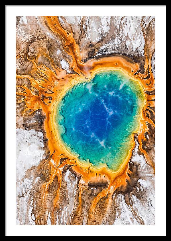 Grand Prismatic Spring Aerial View