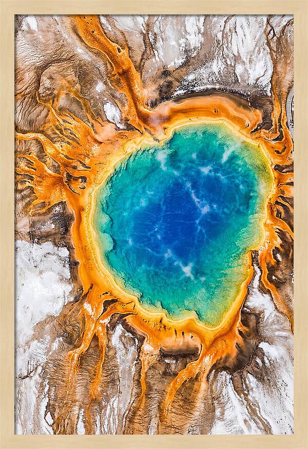 Grand Prismatic Spring Aerial View