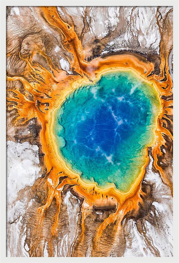 Grand Prismatic Spring Aerial View