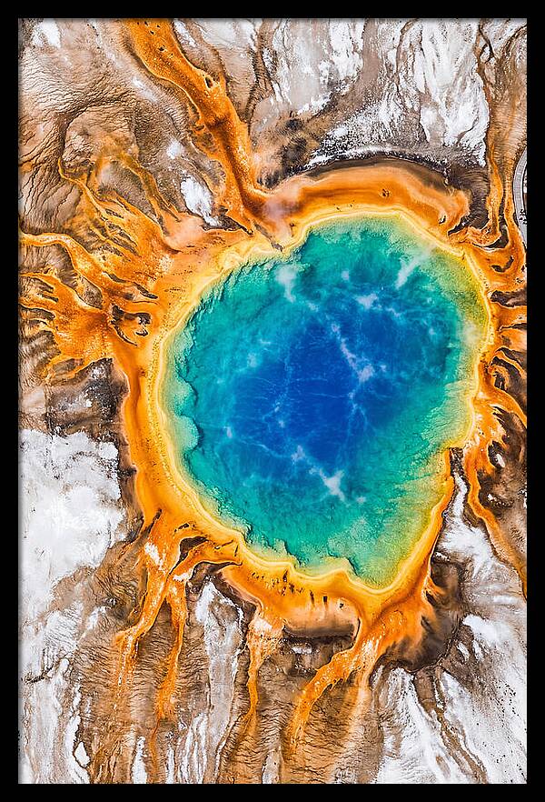 Grand Prismatic Spring Aerial View
