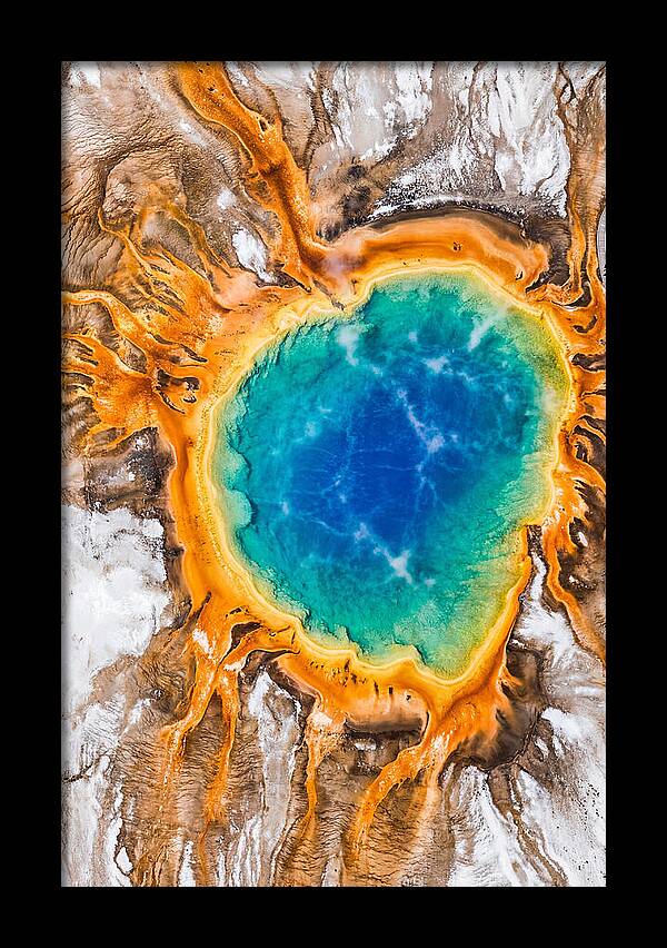 Grand Prismatic Spring Aerial View