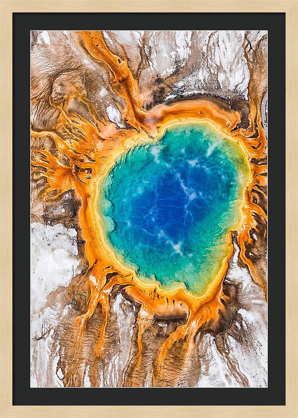 Grand Prismatic Spring Aerial View