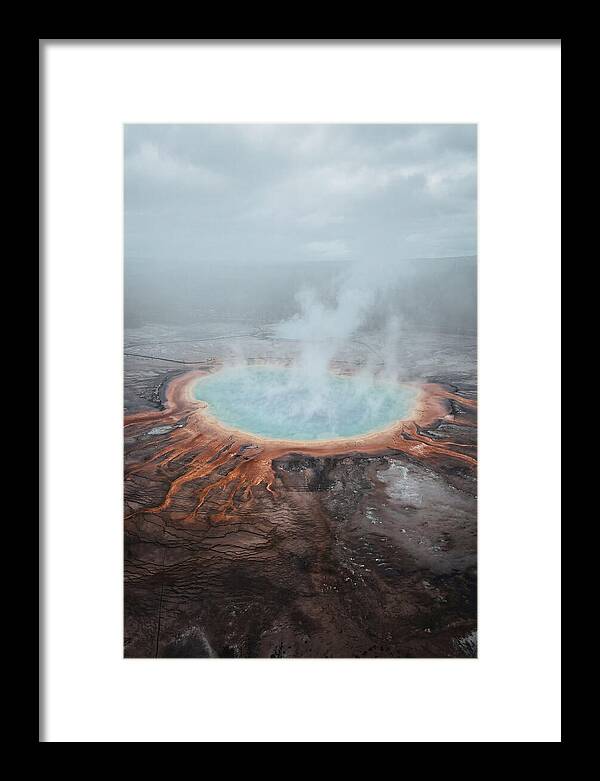 Grand Prismatic Spring Aerial View