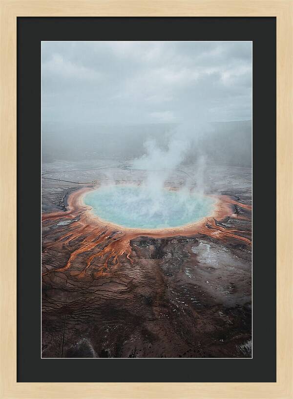 Grand Prismatic Spring Aerial View