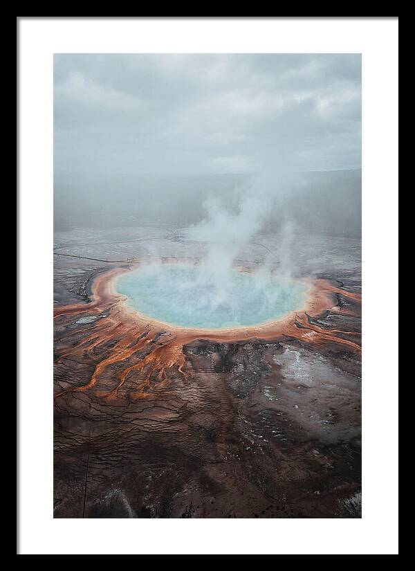 Grand Prismatic Spring Aerial View
