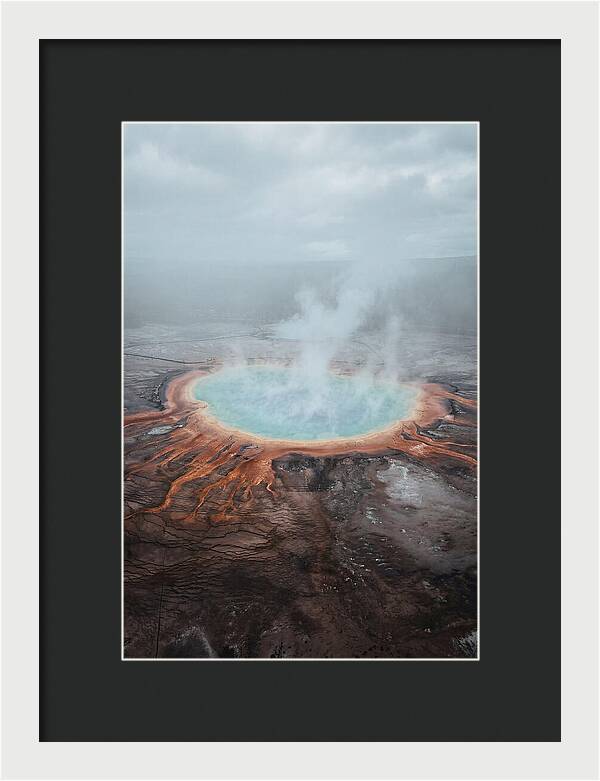 Grand Prismatic Spring Aerial View