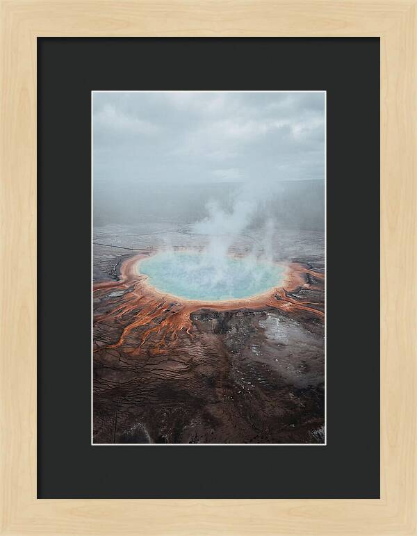 Grand Prismatic Spring Aerial View