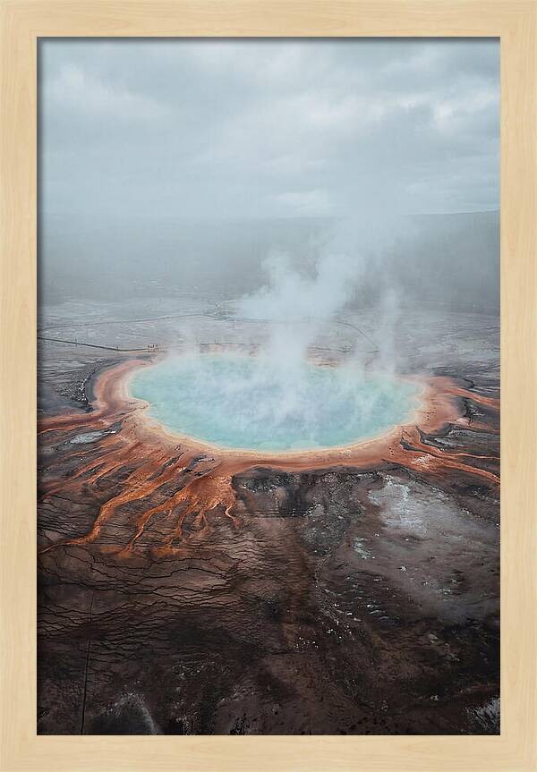 Grand Prismatic Spring Aerial View
