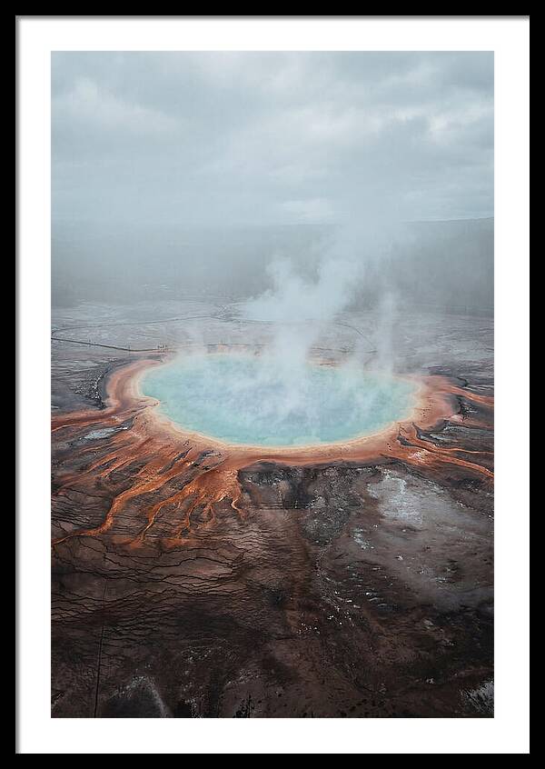 Grand Prismatic Spring Aerial View