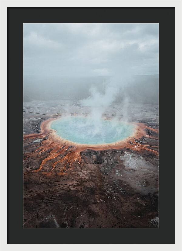 Grand Prismatic Spring Aerial View