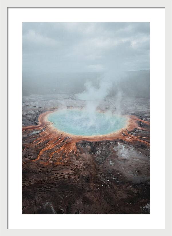 Grand Prismatic Spring Aerial View
