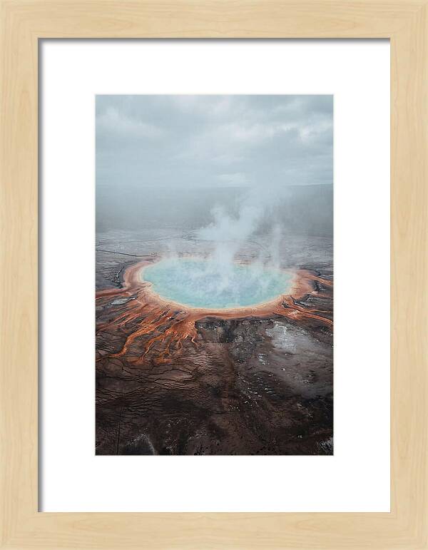 Grand Prismatic Spring Aerial View