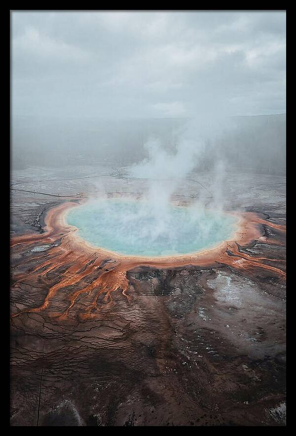 Grand Prismatic Spring Aerial View