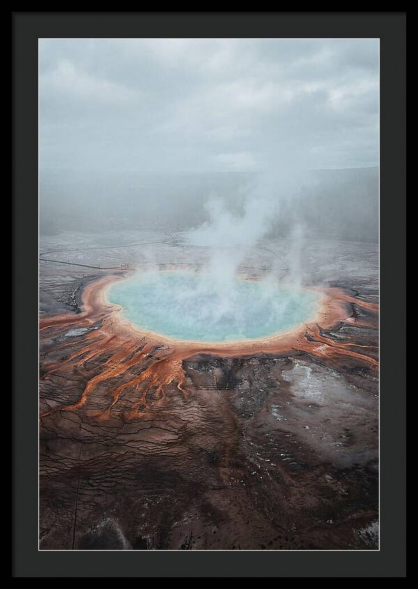 Grand Prismatic Spring Aerial View