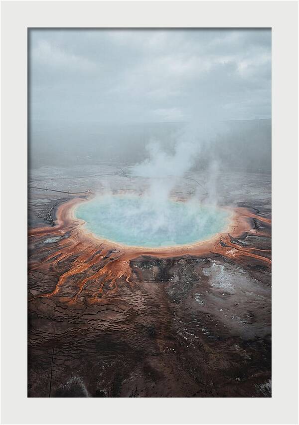 Grand Prismatic Spring Aerial View
