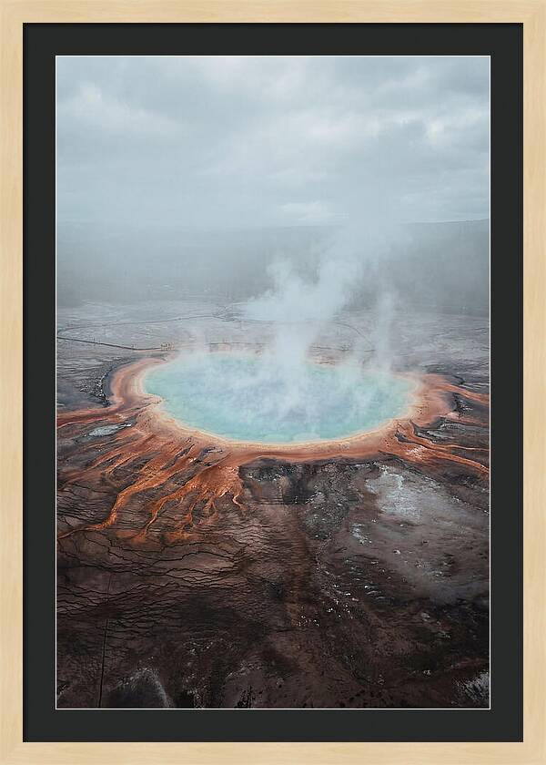Grand Prismatic Spring Aerial View