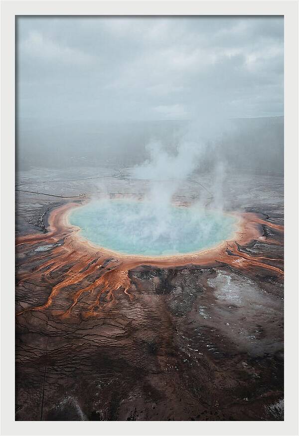 Grand Prismatic Spring Aerial View