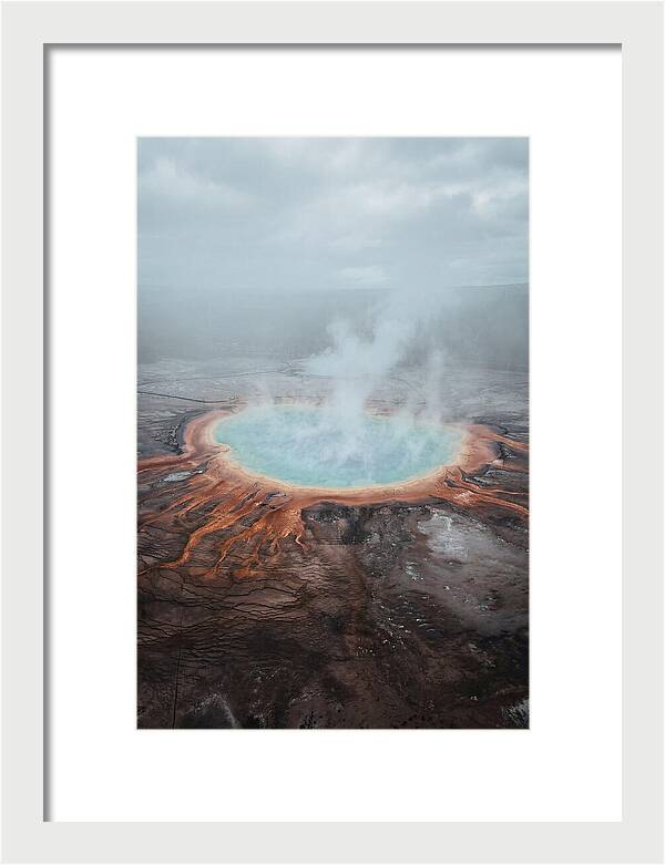 Grand Prismatic Spring Aerial View